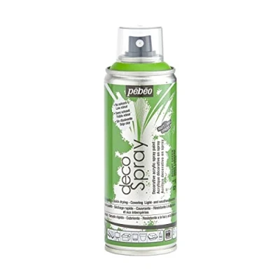 Image of PEBEO 200ml Decospray, Acrylic, Light Green, 16.5 x 5.2 cm