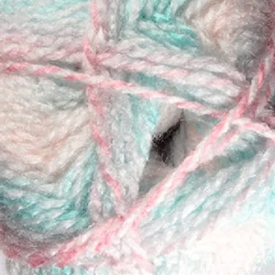 Image of James Brett Baby Marble DK Knitting Yarn Soft Double Knit Wool 5 x 100g (Pink &amp; Turquoise BM32)