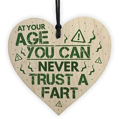 Image of RED OCEAN RUDE Funny 30th 40th 50th 60th Birthday Card Mum Dad Nan Grandad Gift Plaque