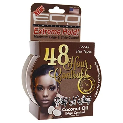 Image of Eco Play N Stay Edge Control Gel Coconut Oil 3oz
