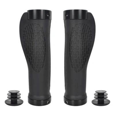 Image of Non Slip Bicycle Grips, Mountain Bike Rubber Handles, Ergonomic Grips for Bikes and Scooters MTB BMX