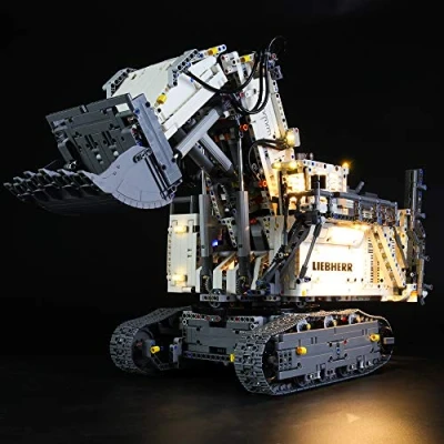 Image of LIGHTAILING Light Set For (Technic Liebherr R 9800 Excavator) Building Blocks Model Led kit Compatible With Lego 42100(NOT Included The Model)