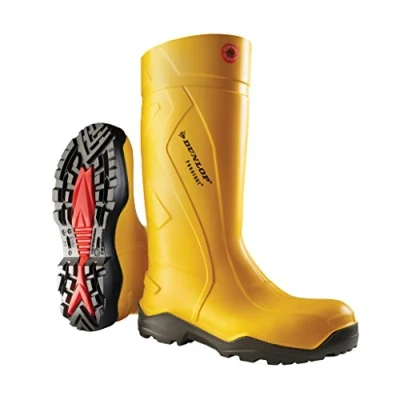 Image of Dunlop Protective Footwear Unisex Purofort+ Industrial Boot, Yellow 02, 13 UK