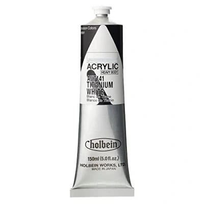 Image of HOLBEIN HEAVY BODY ARTIST ACRYLIC TITANIUM WHITE 5OZ