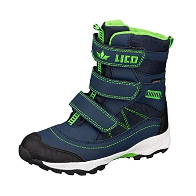 Image of Lico Sundsvall V Snow Boot, Marine Lemon, 8 UK Child