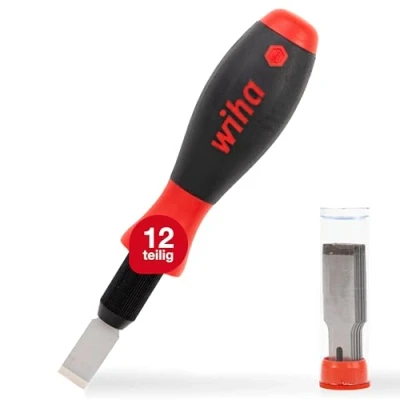 Image of Wiha SB 43040 Universal Scraper, Red