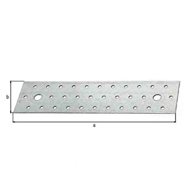 Image of ALBERTS Lochplatte sendzimirverzinkt 240 x 60 mm 331962 Perforated Plate, Sendzimir galvanised