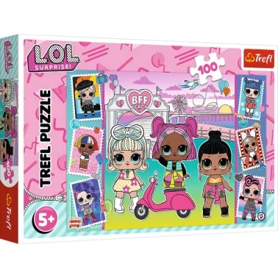 Image of Trefl L.O.L. Surprise! 100 Piece Jigsaw Puzzles For Kids Dolls Puzzle Children Ages 5+