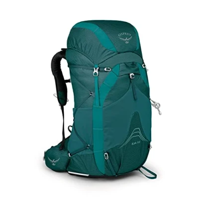 Image of Osprey Eja 58 Women&#039;s Backpacking Backpack, Deep Teal, X Small/Small