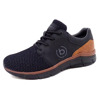 Image of bugatti Men&#039;s SOA Sneaker, Black, 11.5 UK