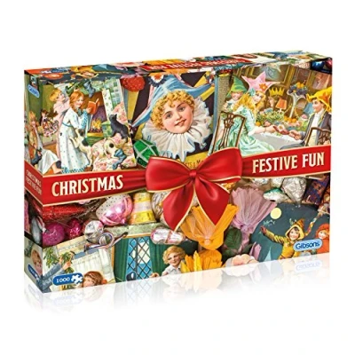 Image of Gibsons Christmas Festive Fun Jigsaw Puzzle (1000 piece)