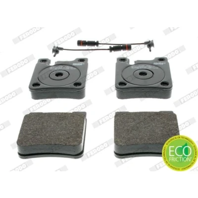 Image of 0024200520, 0024201620, 0024201820, 0024204620, 0024208020 Brake pad set FERODO PREMIER ECO FRICTION FDB799 MERCEDES BENZ: E Class T modell, CLK Coupe