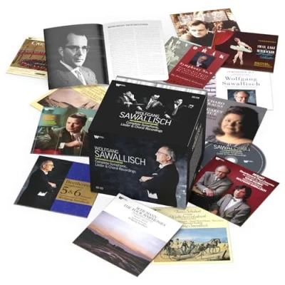 Image of Wolfgang Sawallisch Complete Symphonic, Lieder &amp; Choral Recordings 2024 UK cd album box set 5054197832178