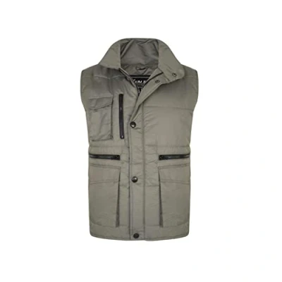 Image of KAM Military Multi Pocket Gilet Kingsize Mens Olive 8XL (115)