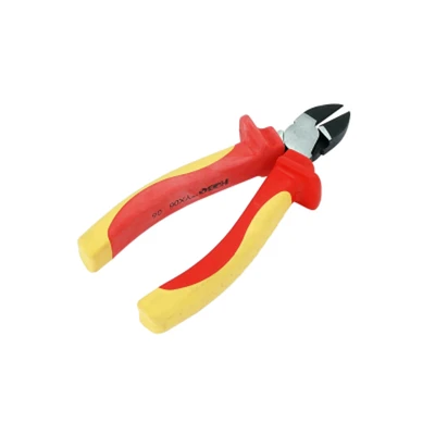 Image of VDE Electricians 160mm Side Cutting Cutters Pliers Insulated Diagonal Cut