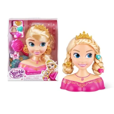 Image of Sparkle Girlz Princess Hair Styling Head by ZURU