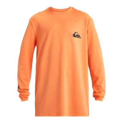 Image of Quiksilver Long Sleeve UPF 50 SURF T Shirt EVERYDAY TEE LS Youth Orange 16