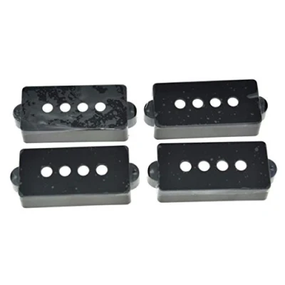 Image of Dopro 4 Pack P Bass Pickup Covers String for Precision Black