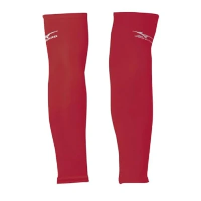 Image of Mizuno Women&#039;s Arm Sleeves, Red, OSFM