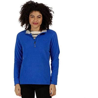 Image of Regatta Womens Montes Lightweight Half zip Fleece, Polar Bear(white), 20 UK