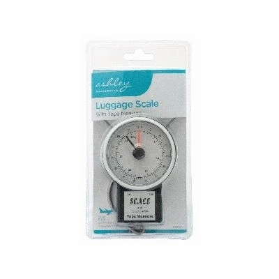 Image of Black 34kg Luggage Scale with Tape Measure By Ashley