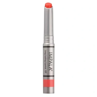 Image of IMPALA Longlasting Lip Color Metallic Strawberry No. 107 Permanent Lipstick, Creamy Texture Long Lasting Hydrating Full Coverage Moisturizes and Nurtures