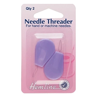 Image of Hemline Needle Threader with Plastic Handle, pk 2
