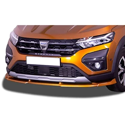 Image of Front spoiler Vario X compatible with Dacia Sandero Stepway III 2021 (PU)