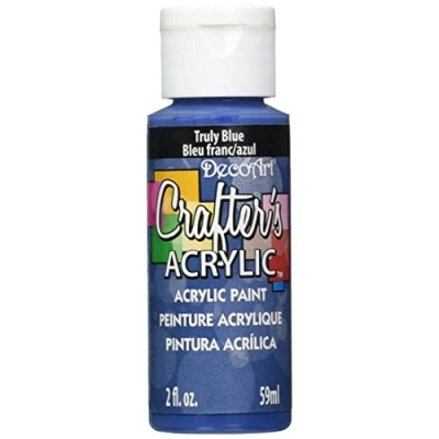 Image of DecoArt Acrylic Paint, Truly Blue, 59ml