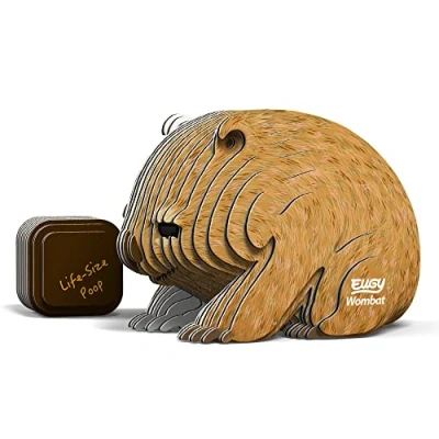 Image of EUGY 078 Wombat Eco Friendly 3D Paper Puzzle