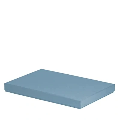 Image of Rössler Boxline 13521453150 Cardboard Box Rectangular Suitable for DIN A4, Denim, Pack of 1