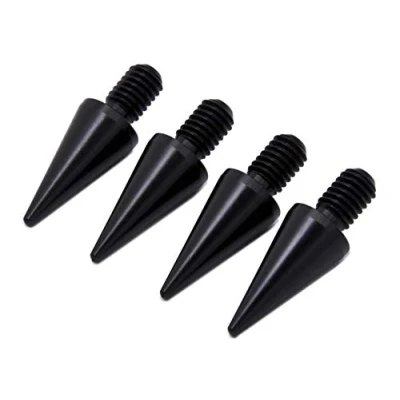 Image of PrecisionGeek M6 10mm dia Black Aluminium speaker Spikes for HIFI stands