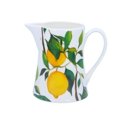 Image of Gisela Graham Lemon Tree China Jug Small