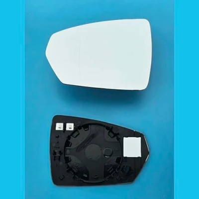 Image of Fits to AUDI A1(2020 ) &amp; VW POLO(2017 Heated Base Wing Mirror Glass Left Hand Passenger Side