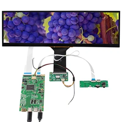 Image of VSDISPLAY USB TYPE C mini HDMI Controller Board and 12.6 inch 1920x515 NV126B5M N41 EDP IPS Touch Screen Monitor