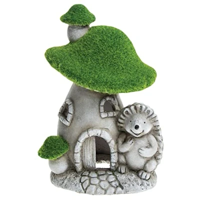 Image of Shudehill Giftware Grassy Hedgehog Toadstool House Large