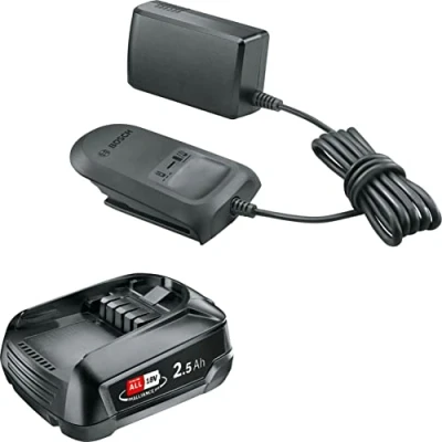 Image of Bosch Battery and Charger Starter Set 18V (1x 2.5 Ah; AL CV in Carton Packaging)