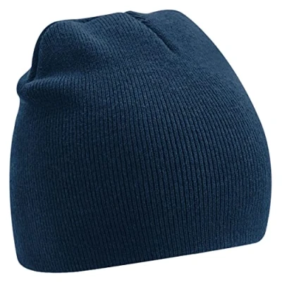 Image of Beechfield B44R Recycled Original Pull On Beanie French Navy