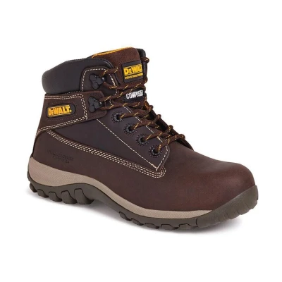 Image of DEWALT DWF 50062 104 9 Hammer Men&#039;s Safety Boots, Brown, Size Uk
