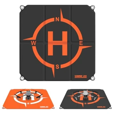 Image of STARTRC Drone Landing Pad ,65cm(25&#039;&#039;) Foldable Double Sided Waterproof Helipad for DJI Air 2S,Mavic 2,Mavic Mini 2 Pro/Zoom,Phantom 4/3,DJI FPV,Holy Stone