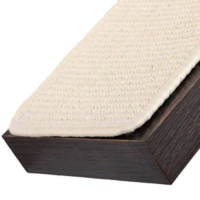 Image of PetFusion Cat Activity Wall Shelves Sisal Scratching Perch Climbing Mount Floating Wooden Shelf Single Medium