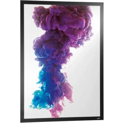 Image of Durable DURAFRAME Poster A1 Self Adhesive Frame UV Resistant Black Perfect for Displaying Large Format Information Pack of 1