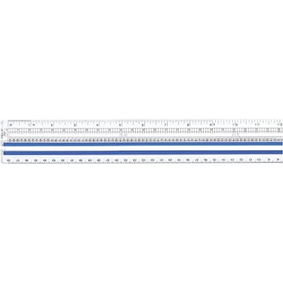 Image of Westcott Data Processing Magnifying Ruler, 12 Inches, Clear (14125)