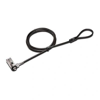 Image of Kensington N17 Combination Laptop Lock for Dell Devices with Keyless, Resettable 4 Number Combination, Unique Engagement and Carbon Steel Cable 1.8m Length (K64442WW)