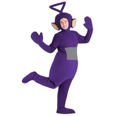 Image of Adults Tinky Winky Teletubbies Fancy Dress Costume Small Purple