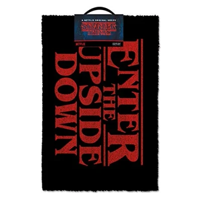 Image of Stranger Things Door/Floor Mat (Size: 24&quot; x 16&quot;) (Doormat) (Enter The Upside Down)