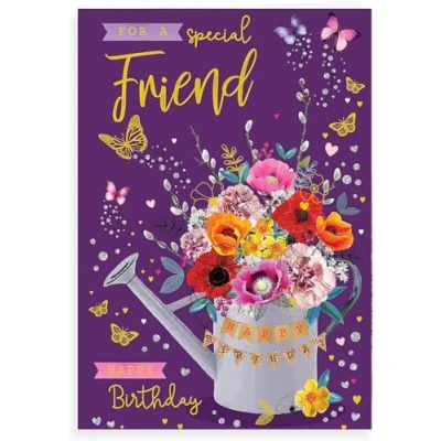 Image of For A Special Friend Birthday Card Size 6&quot; X 9&quot;