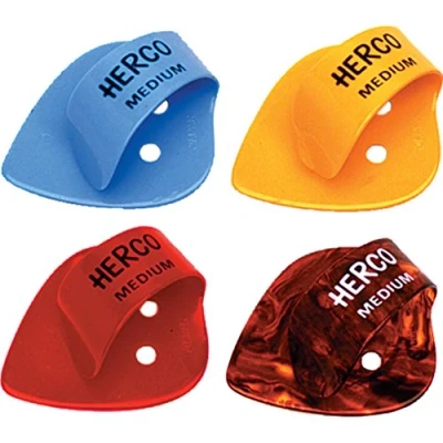 Image of Herco® HE112 Flat Thumbpicks, Medium, 24/Bag