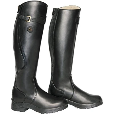Image of Mountain Horse Womens Snowy River High Rider Boots Black Footwear Calf Size Regular/Regular, 37