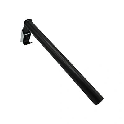 Image of Secure Fix Direct Folding Saddle Rack Pole Type (Horse Stable Wall Mounted Tack Room Rail Black)